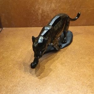 black jaguar figurine